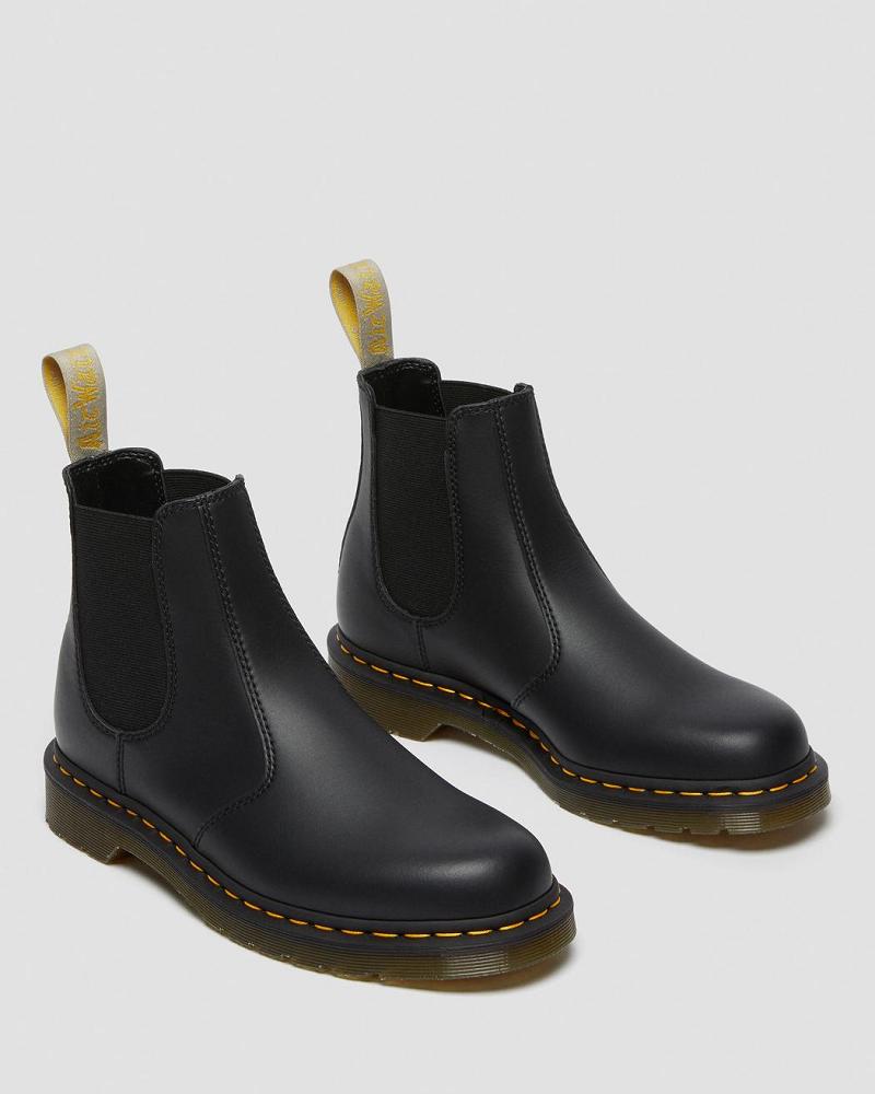 Dr Martens Vegan 2976 Felix Enkellaars Dames Zwart | NL 693CTV